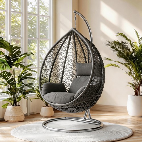 Rattan egg chair swing - rattan,