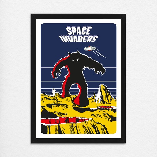 Space invaders arcade machine - space,
