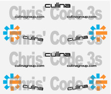 Code 3 Adhesive Vinyl Decal Suit White Cabs - Culina Stobart - 1/50 1/76 1/64