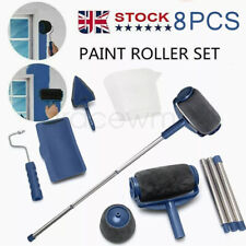 Paint Runner Pro Roller Brush Set Wall Painting Edger Handle DIY Tool Kit 8 Pac