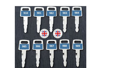 2 X KAMEI KEY SPARE ROOF BOX KEYS CUT ON SOLID STEEL KEYS