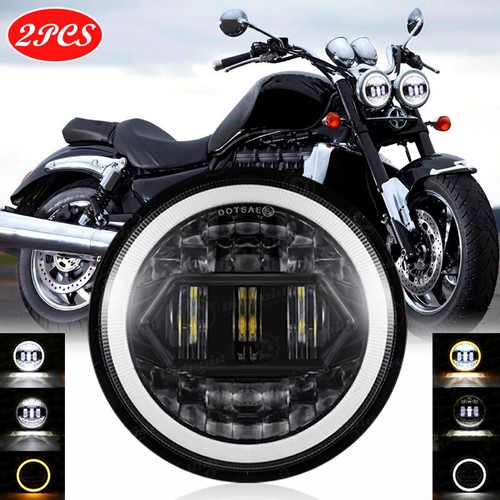 Led motorcycle headlight - 5.75",