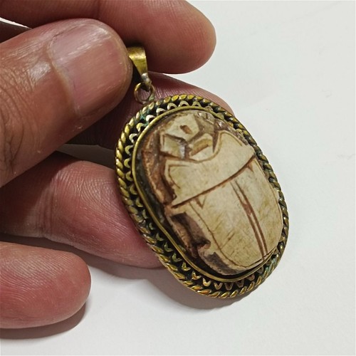 Egyptian scarab pendant - egyptian,