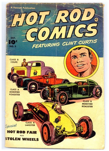 Hot rod comics clint - 5, (g+)