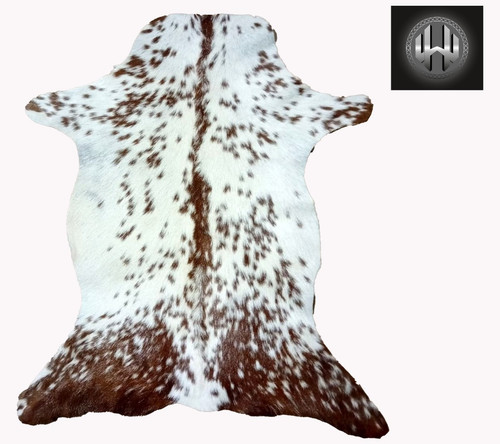 New goat hide rug - new,