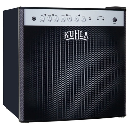 Kuhla black mini fridge - black,
