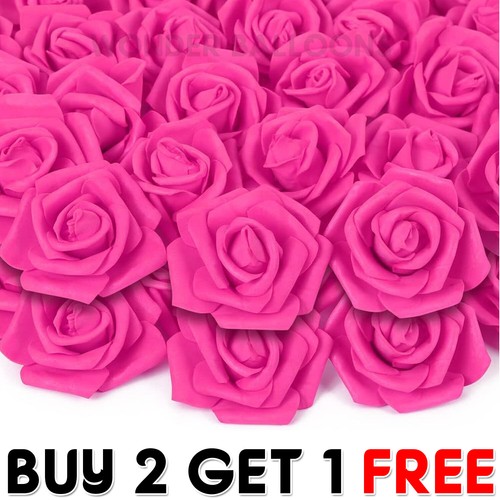100 large foam roses - foam,