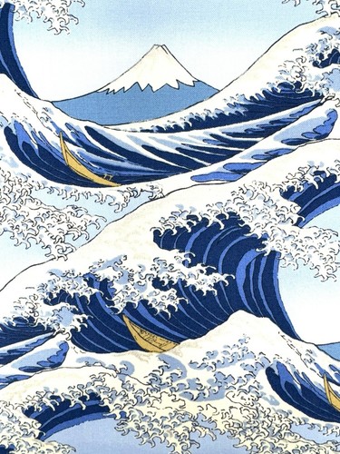 Japanese great wave hokusai - wave,