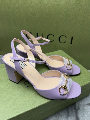 Gucci horsebit sandals pale - horsebit,