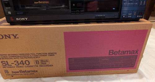 Sony betamax hfr70 video - sony, sl-hfr70