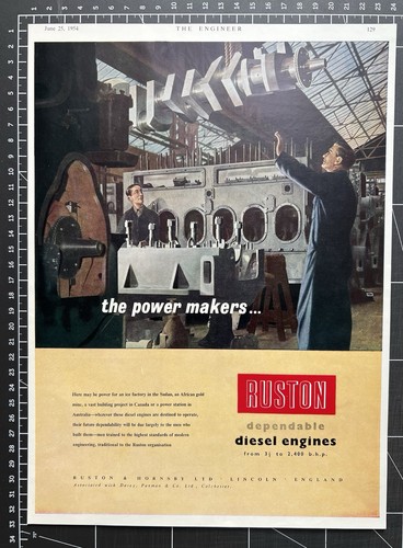 Ruston hornsby diesel - ruston,