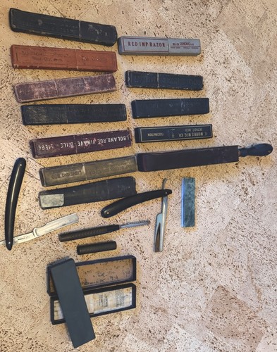Lot straight razors pen - lot,