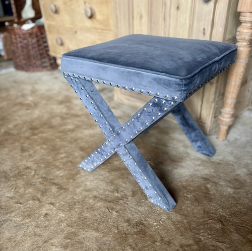 Pale grey velvet - grey,