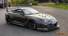 Toyota Supra MK4 CARBON FIBER 185cm Front Bumper Splitter Lip for Performance v8