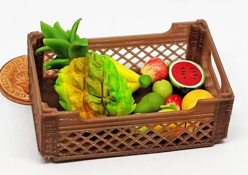 Dolls house fruit selection - fruit, in