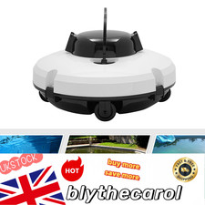 Automatic Cordless Swimming Pool Robot Cleaner Double Wide Suction Cups UK