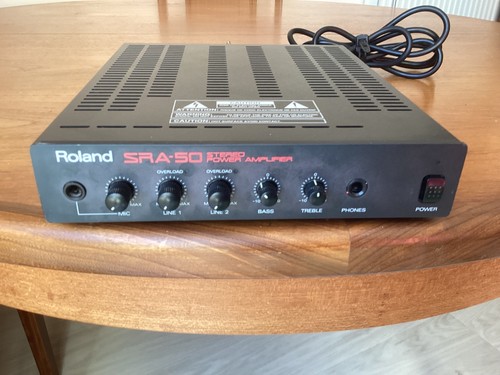 Roland stereo power amplifier - power,