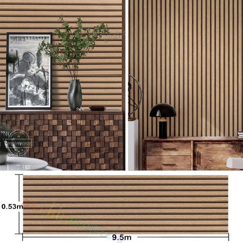 Brown oak wooden slat - oak,