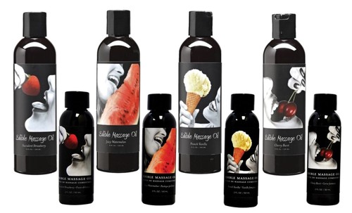 Edible massage oil earthly - edible, by