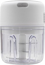 Electric Mini Garlic Chopper 250Ml, USB Meat Grinder ,Herb Crusher and Spices