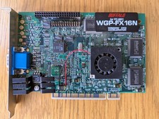 RARE Buffalo WGP-FX16N 3Dfx Voodoo Banshee 16MB SGRAM PCI video card WORKING