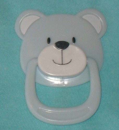 Blue teddy face dummy - face, magnetic