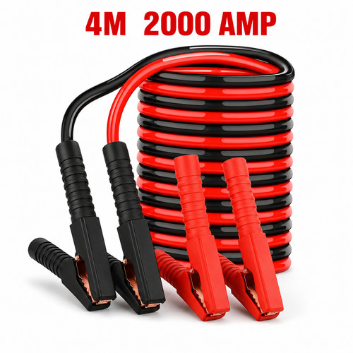 Heavy duty jump leads - 4m,
