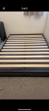 Metal Double Loft Bed Frame Bed Platform Base