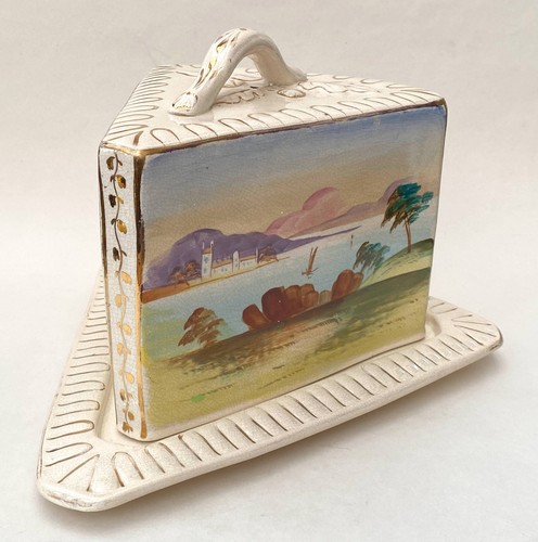 Antique ironstone cheese - antique,