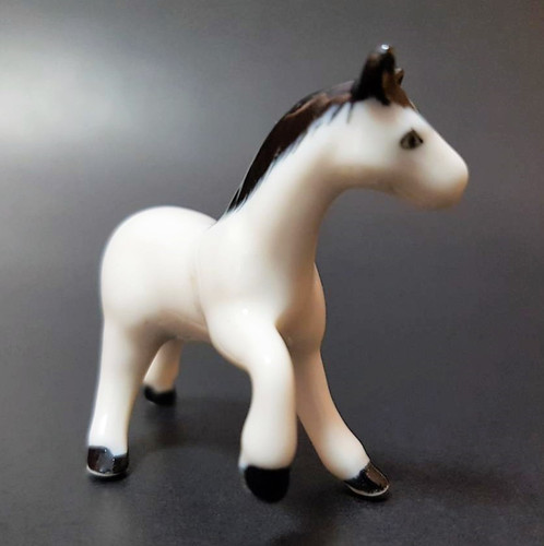 Miniature porcelain horse - miniature,