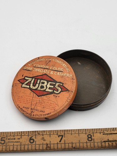 Vintage zubes tin - vintage,