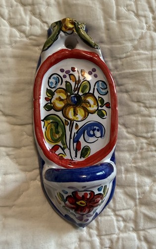Spanish pottery holy water - spanish,
