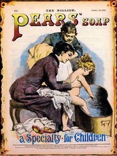 Pears Soap, Retro metal Sign/Plaque Wall vintage / Bathroom Gift