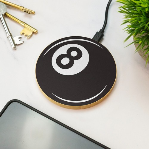 Ball wireless charger wooden - charger,