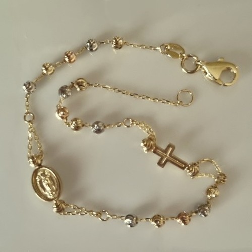 9ct yellow rose white tri - white, gold
