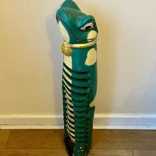 Vintage Unusual Wooden Green