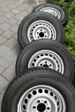 Mercedes Sprinter OE Steel 16”wheels with 225/75r16 continental WINTER TYRES