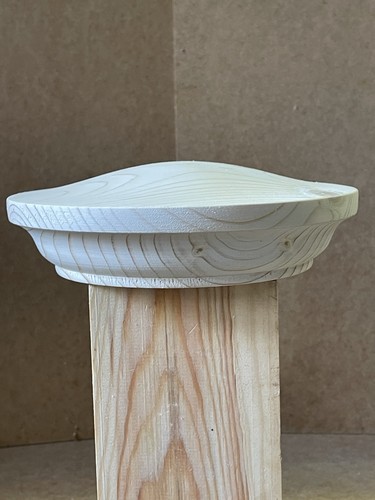 Solid pine newel cap - solid,