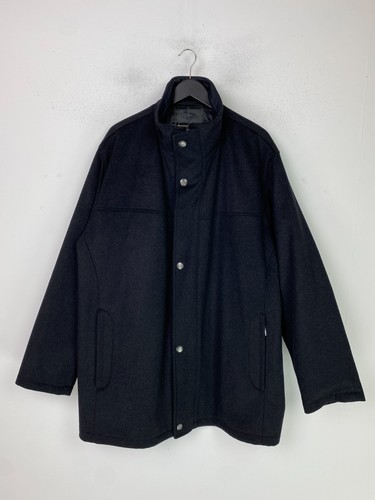 Bugatti dark grey plain coat - grey,