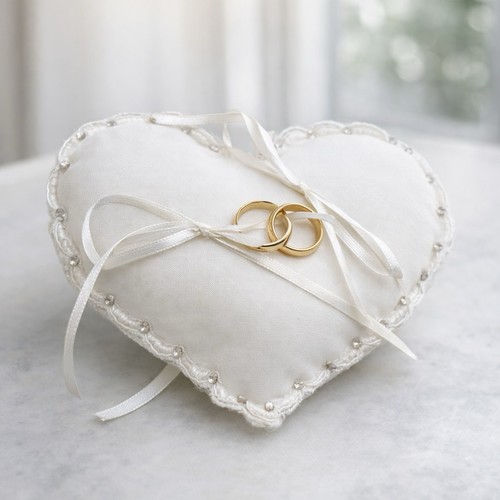 Heart shaped ivory diamanté - heart,