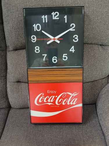 Vintage coke clock electric - coke,