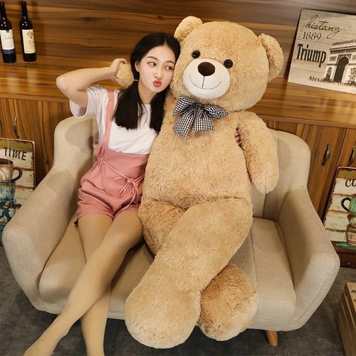 Giant 105cm soft teddy - giant, bear