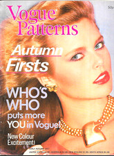 VOGUE PATTERNS  1977 CHRISTIE BRINKLEY IMAN KAREN BJORNSON FASHION BAMBINI KIDS
