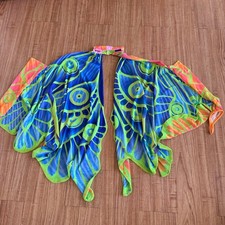 Devil Walking Badinka Rave Festival Fairy Colorful Wings Small/Medium