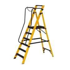 Werner Youngman Megastep Stepladder w/ Large Platform 6 Tread