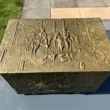 Coal Box With Brass Size L:18