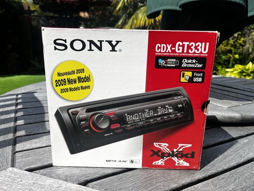 Sony cdx gt33u - sony, cdx-gt33u