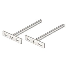 2x Invisible Floating Shelf Brackets Hidden Blind Supports for Concealed Shelves