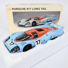 AUTOart Millennium 1/18 Porsche 917L Long Tail Gulf #17 Le Mans 1971 Diecast Car