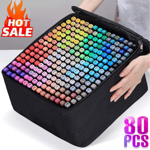 80x marker pens set - 80x,